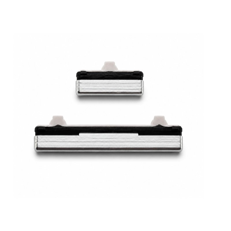 External Power and Volume Button Side Key Replacement for Samsung Galaxy S10 Lite SIlver
